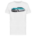 thumbnail image 1 of Retro Blue White Car T-Shirt Men -Image by Shutterstock, Male x-Large, 1 of 2