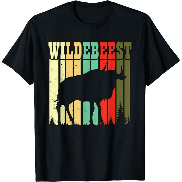 Retro Vintage Wildebeest Gnu Antelope Tshirt Retro Vintage Wildebeest Gnu Antelope Tshirt