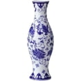 thumbnail image 1 of Retro Blue and White Porcelain Vase Dried Flowers Flower Arrangement Accessories Chinese Home Decoration Vase Ornaments, 1 of 3