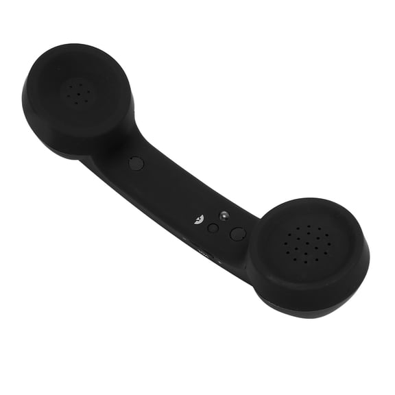 Retro Bluetooth Cell Phone Handset - Black Wireless Radiation-Proof Mobile Receiver