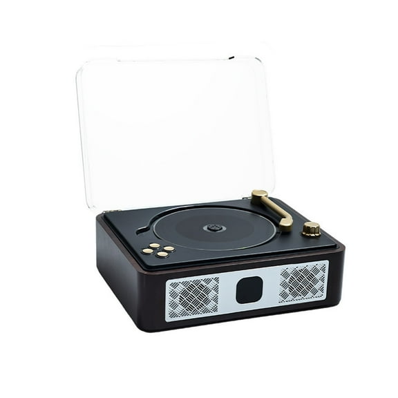 Retro Bluetooth Gramophone CD Player High-Quality Sound Perfect Gift for Music and Vintage Fans ,Multi-Functional