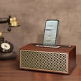 thumbnail image 1 of Retro Bluetooth Speaker, HIFI Wireless Portable FM Radio with Automatic Search Station, 66mm Full Range Driver, Long Battery Life, TF Card/AUX Input, Phone Stand for Home Outdoor Use, 1 of 7