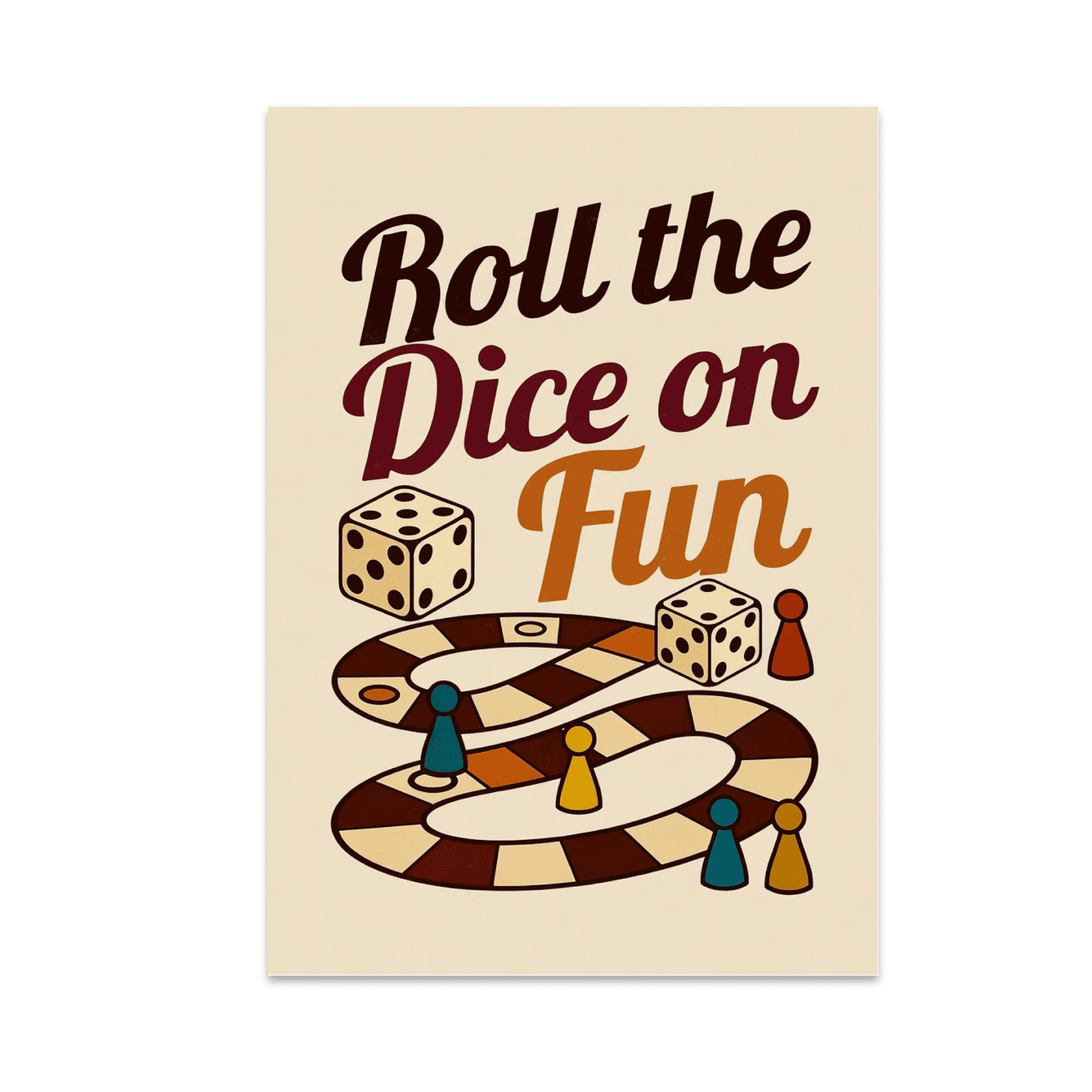 Retro Board Game Wall Art - Board Game Enthusiast - 13x19 Poster Print ...