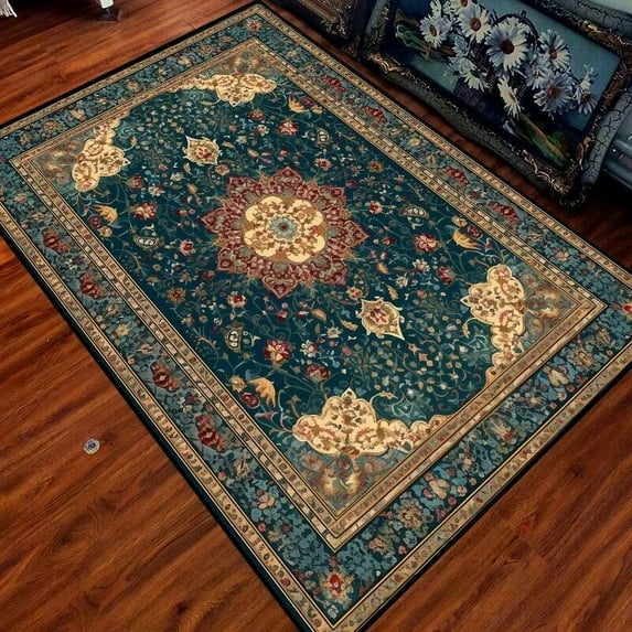Retro Bohemia carpets for living room Gorgeous Ethnic Style Rugs Decoration Bedroom Anti Slip Floor Mats Washable ковер