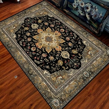 Retro Bohemia carpets for living room Gorgeous Ethnic Style Rugs Decoration Bedroom Anti Slip Floor Mats Washable ковер
