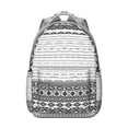 thumbnail image 1 of Retro Boho Chic Backpack - Fits 17 Inch Laptop & Notebooks | Heavy Duty Tribal Design, Water-Resistant Fabric for School, Commuting & Adventures, 1 of 6