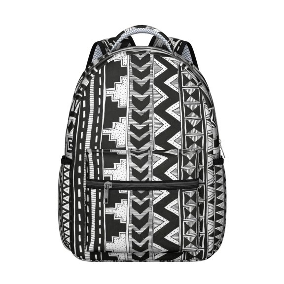 Retro Boho Chic Campus Backpack - Luggage Strap & Organizer | Convenient College Pack