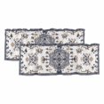 thumbnail image 1 of Retro Boho Curtain Valances for Windows, Kitchen Valance Window Treatments Panel 2 Pack, Aztec Tribe Ethnic Abstract Neutral Aesthetic Rod Pocket Short Curtains for Bathroom Bedroom 60 x 18 Inch, 1 of 8
