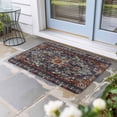 thumbnail image 1 of Retro Boho Door Mat Indoor Outdoor,Rustic Flowers Modern Geometric Abstract Art Non Slip Welcome Mat with Rubber Backing,Absorbent Fabric Front Door Mats Entryway Rug for Home Patio Entrance 18"x30", 1 of 8