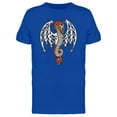 thumbnail image 1 of Retro Bone-Winged Dragon T-Shirt Men -Image by Shutterstock, Male Small, 1 of 2