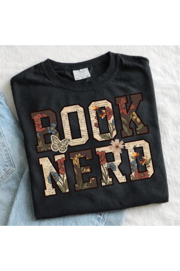 Retro Book Nerd Bookworm Reading Lover T-Shirt BLACK Unisex S-5XL Hot Trending Shirt