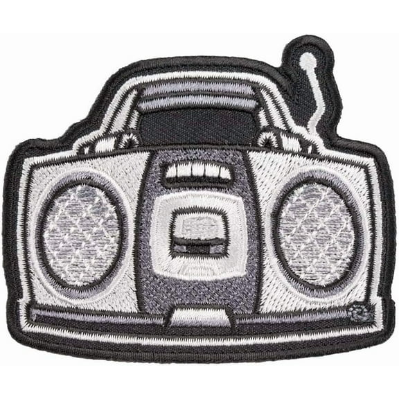 Retro Boombox Radio Patch, Music Theme Patches