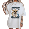 thumbnail image 1 of Retro Bootleg Style Chihuahua Dawg Print White S-5XL Nostalgic Graphic Tees Shirts Tops, 1 of 5