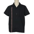 thumbnail image 1 of Retro Bowling Shirts Cotton Black, 1 of 6