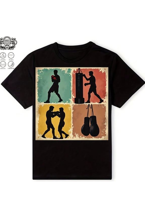 Retro Boxing T-Shirt -