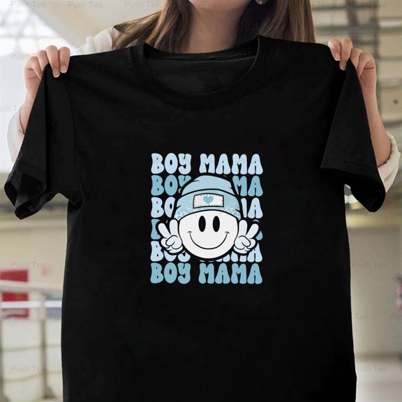 Retro Boy Mama Cute Mom of Sons Mother's Day Gift V60048 New Unisex T-Shirt , up to 5XL