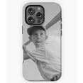 thumbnail image 1 of Retro Boy at Bat Baseball 1960s M0187 Phone Case for iPhone 17 16 15 14 13 12 11 Pro Max, 1 of 2