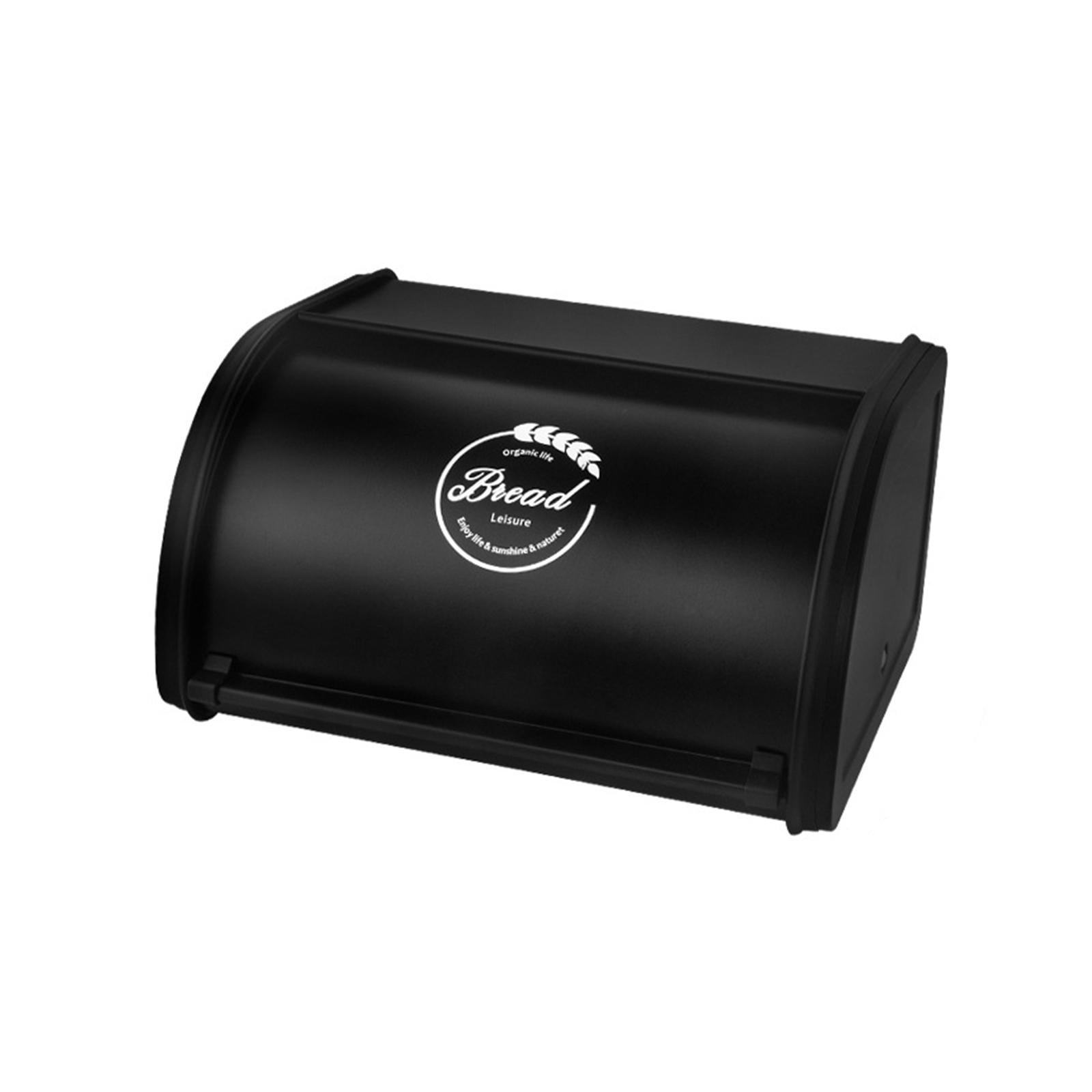 Retro Bread Bin Decorative Iron Practical with Lid Durable Dustproof