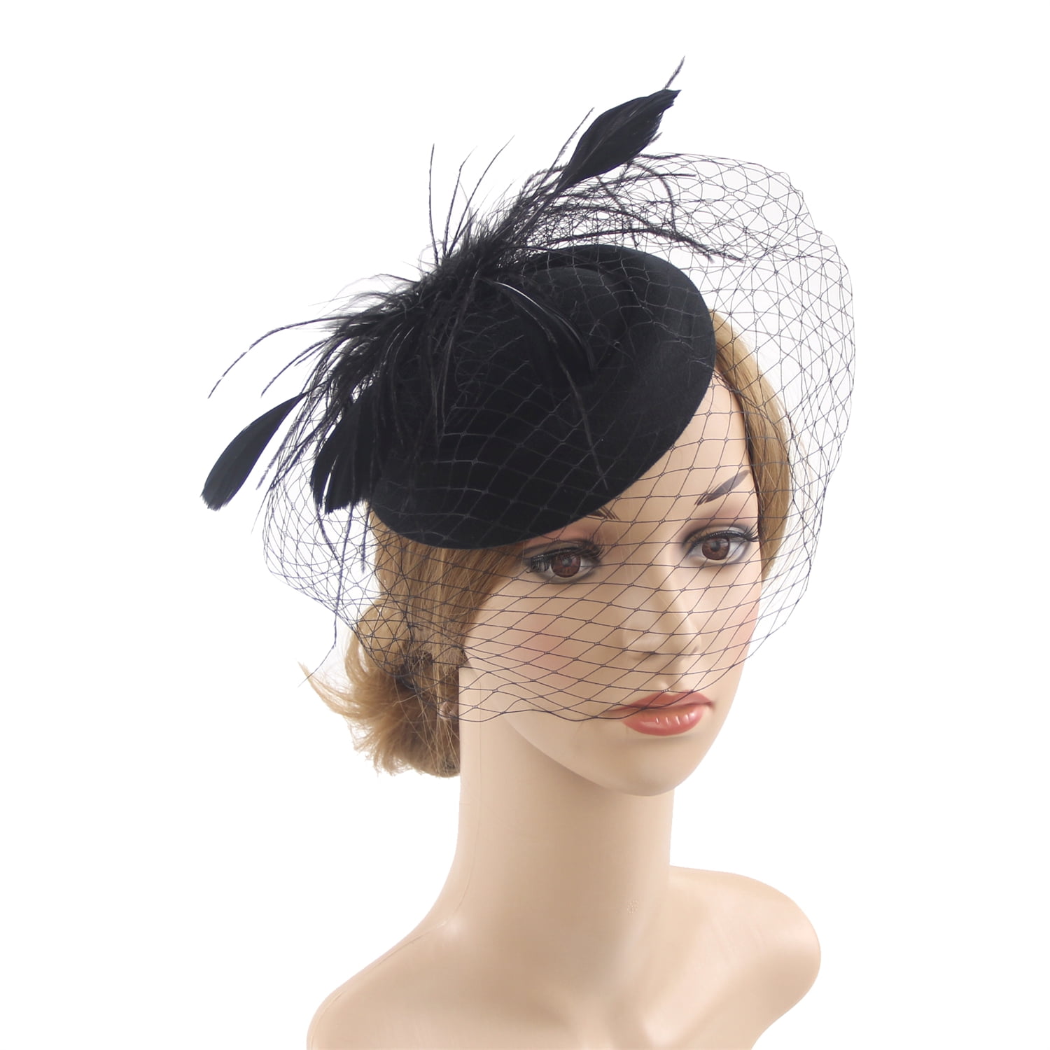 Women Headwear Feather Flower Headband Hair Accessories Wedding Women headwear feather flower headband hair accessories wedding