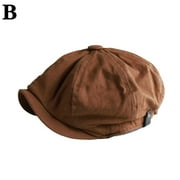 Retro British Newsboy Hat Men's Beret Painter Hat Peaky Hat Blinders D8J1] V5K2