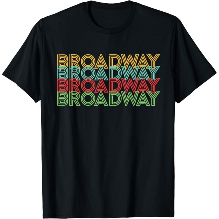Retro Broadway Vintage Style Musical Theater T-Shirt T-Shirt Retro Broadway Vintage Style Musical Theater T-Shirt T-Shirt