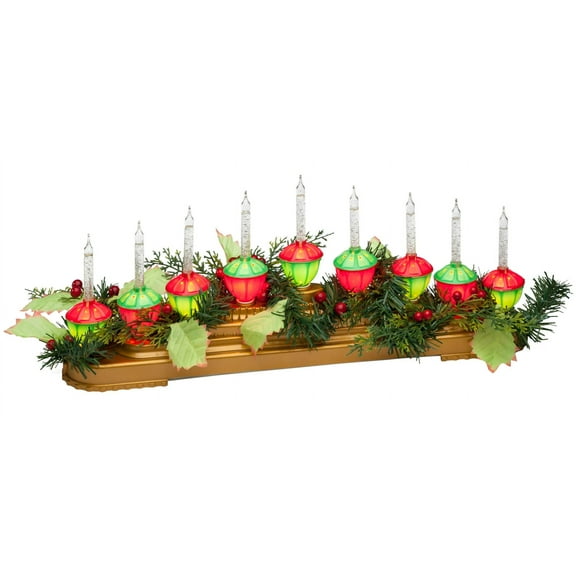 Retro Bubble Light Centerpiece, Includes 9 Nostalgic Bubble Lights