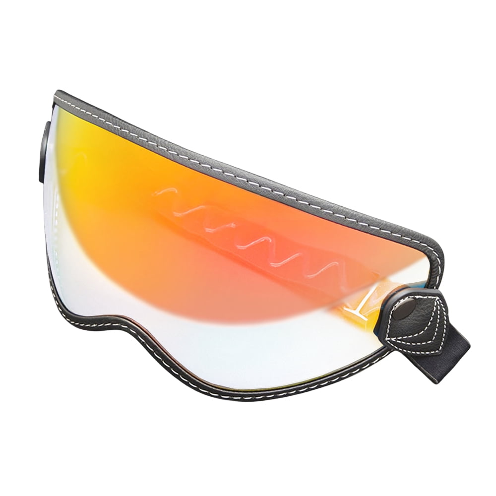 Retro Bubble Visor Helmet Shield Vintage Elastic Band Open Face Full-Face Motorcycle Accessories