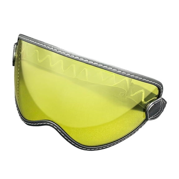 Retro Bubble Visor Helmet Shield Vintage Elastic Band Open Face Full-Face Motorcycle Accessories