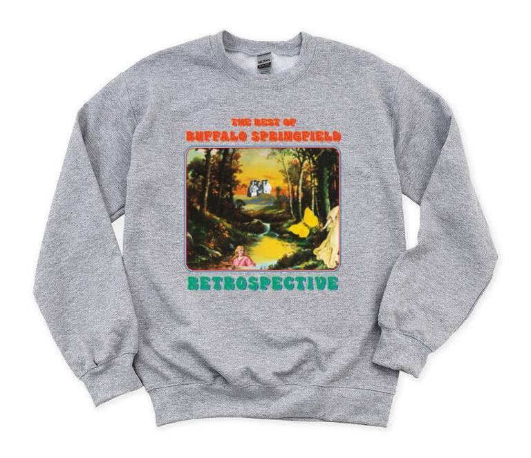 T-shirt Buffalo Springfield Années 60 - Musique Folk Rock, Noir, Taille Regular, Neuf Avec étiquette