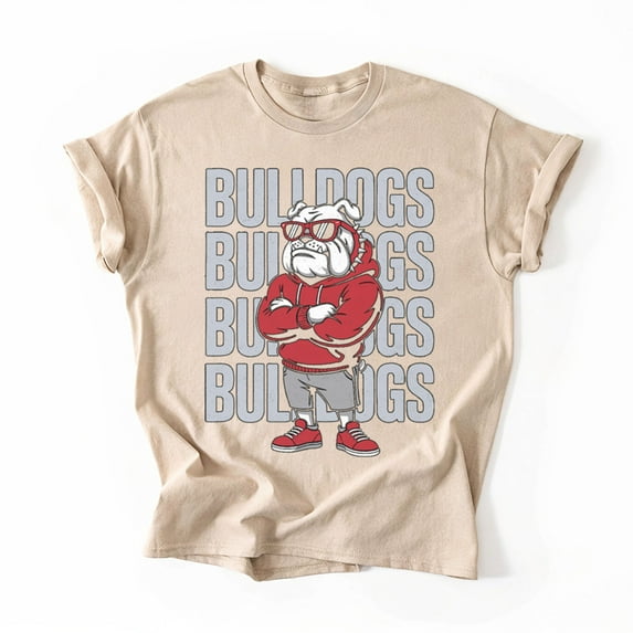 Retro Bulldogs Gift for Men Women Boys Girls Kids T-Shirt, Multicolors, Size S-5XL