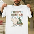 thumbnail image 1 of Retro Bumble Abominable Snow Monster Graphic Unisex T-Shirt, Rudolph Christmas Gift G0865, Up to Size 5XL, 1 of 2