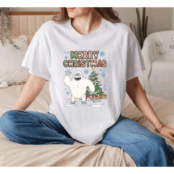Retro Bumble Abominable Snow Monster Rudolph Christmas Art Unisex T-Shirt V11896 up to size 5XL