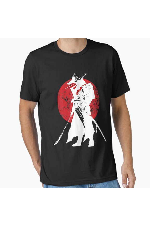 Retro Bushido Warrior Japanese Sword Samurai Vintage Design Unisex T-Shirt, up to size 5XL