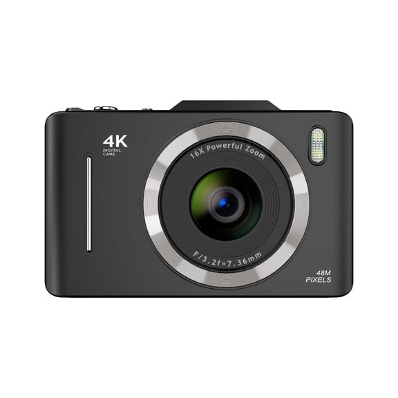 Retro CCD Vlogging Camera Auto Focus 4K 1080P Video Portable Selfie Digital Camera with Zoom Function