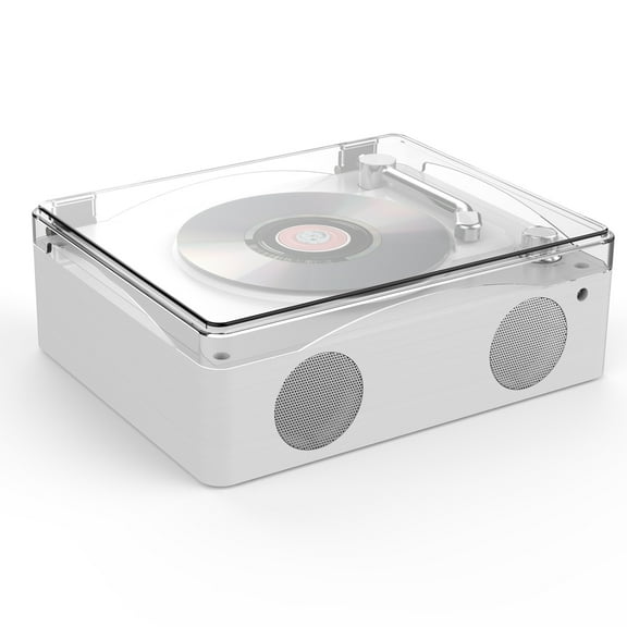 Retro CD Player Multi Functional Music Player Rechargeable Home Speakers With Remote Control Volume Knob U Disk Playback With Headphone Jack