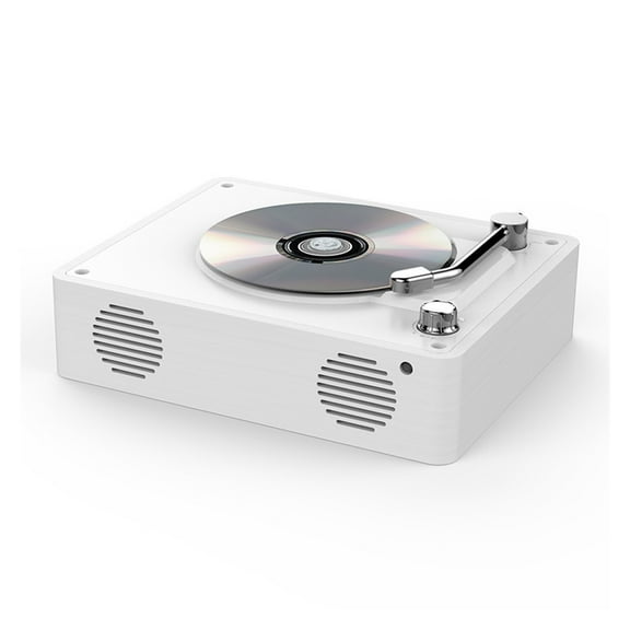 Retro CD Player Phonograph Portable Speaker Home Repeat Fetal Early Education English Learning Vinyl Record Player Monther Days Gift ,Easy to Use