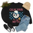 thumbnail image 1 of Retro Calm Your Mitts Funny Baseball Sweatshirt Baseball Mom Shirt Gift, 1 of 6