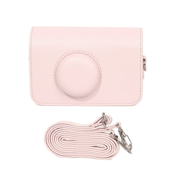 Retro Camera Bag Protective Cover for EKTAR H35 F9 501F PU Case Adjustable Shoulder Strap Solid Color Carry Case