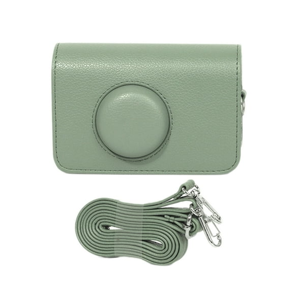 Retro Camera Bag Protective Cover for EKTAR H35 F9 501F PU Case Adjustable Shoulder Strap Solid Color Carry Case