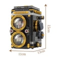 thumbnail image 1 of Retro Camera Building Blocks with Theatre Scene Toys LED Light Stage, Nostalgic Camera, Home Office Decor, Perfect Gift for Kid, 1 of 9
