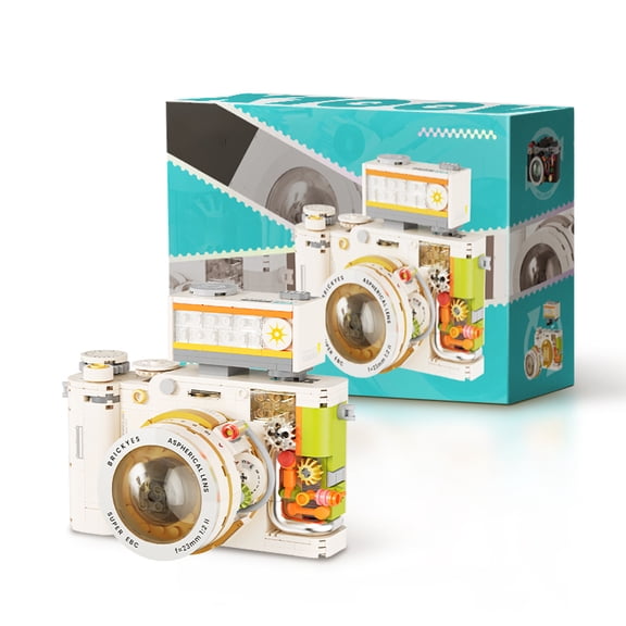 Retro Camera Building Kits Micro Building Blocks Set Model Birthday Gifts for Adult Kids Child Collectible Toys Idea Bricks Sets