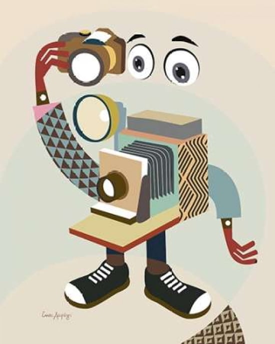 Retro Camera II Canvas Art - Lanre Adefioye (24 x 30)