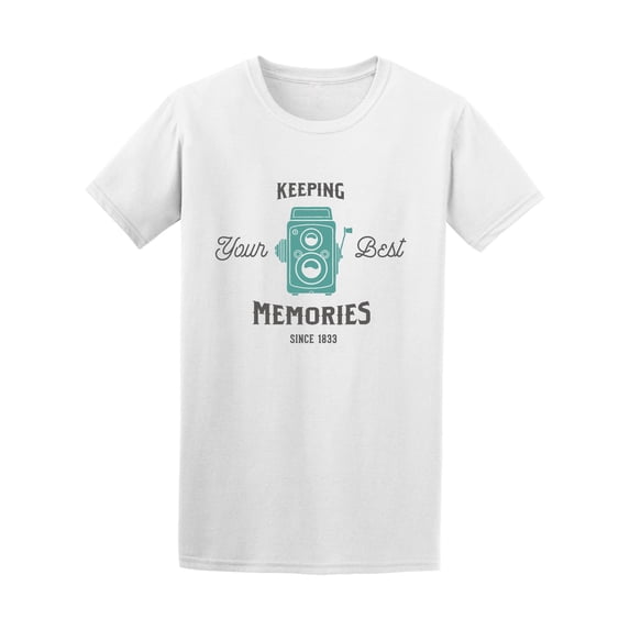 Retro Camera Keeping Your Best Memories Tee - Image by Shutterstock