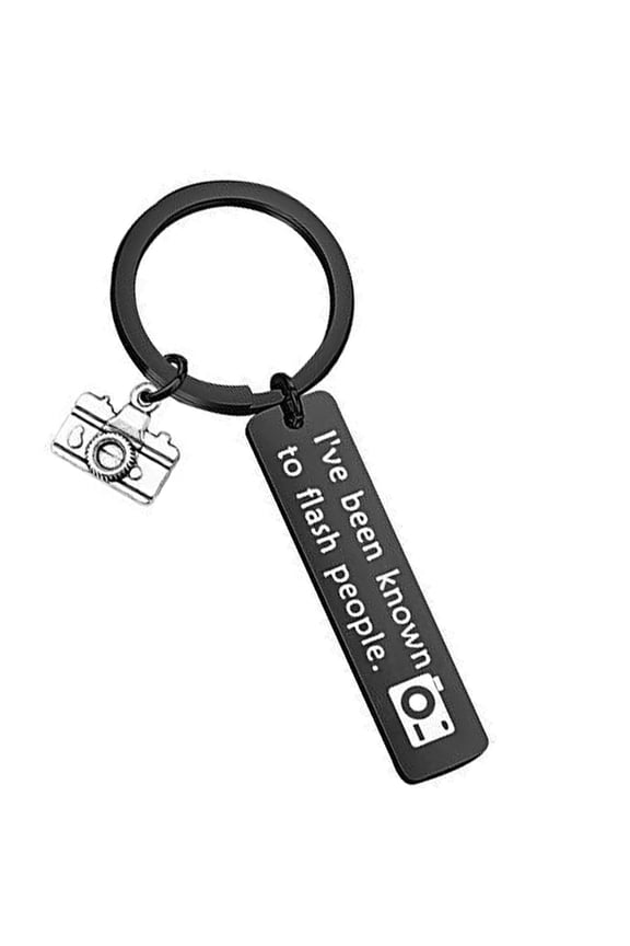 Retro Camera Keychain Stainless Steel Rustproof Compact Travel Photographers & Everyday Carry