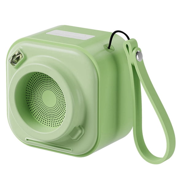 Retro Camera Shape Bluetooth Speaker Wireless Mini Portable Outdoor Subwoofer Green