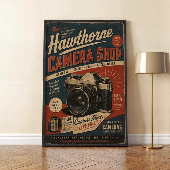Retro Camera Store Advert Vintage Photography Retro Camera Magazine Cover Retro Kodak Vintage Camera Store Ad