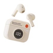 Retro Camera Style Wireless Bluetooth Earbuds Control Digital Display 3 Color
