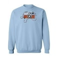 thumbnail image 1 of Retro Camera Watercolor Style Sweatshirt Women -Image by Shutterstock, Female Small, 1 of 4