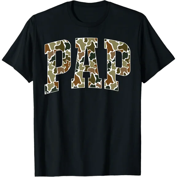 Retro Camo Hunting Pap T-Shirt