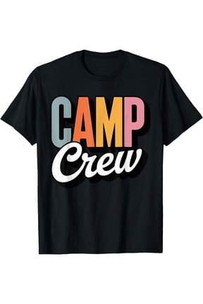 Retro Camp Crew Summer Camping For Friends & Family Reunion T-Shirt